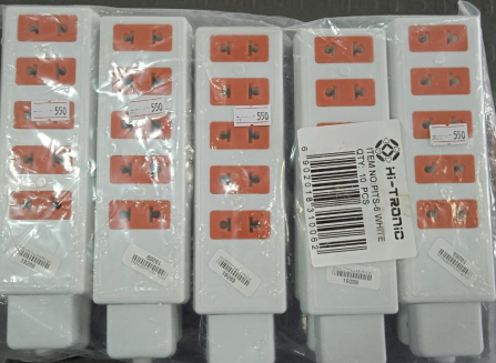 ZAPATILLA BLANCA 5 ENTRADAS / UNI