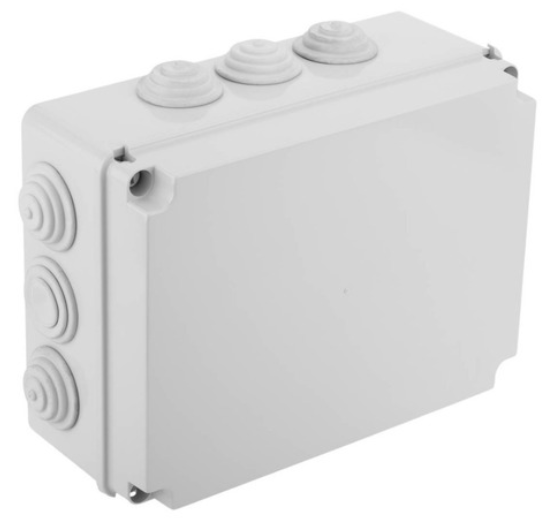 AR CAJA PLASTICA A TORNILLO 200X155X80.- / UNI