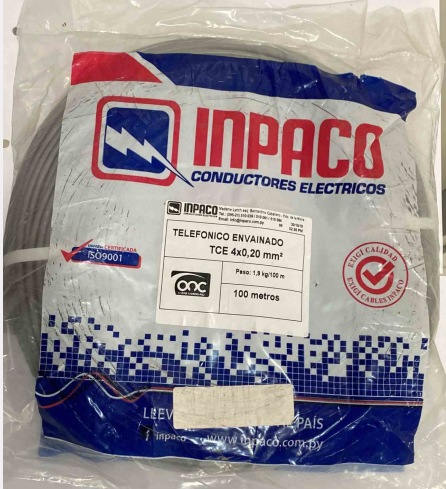 CABLE TELEFONICO 100MTS / UNI